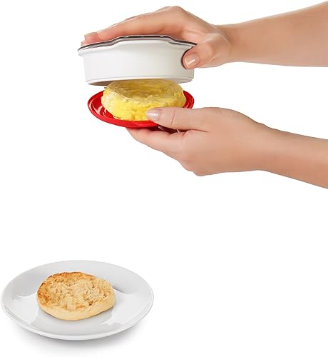 Miniatura 2 de OXO recipiente para cocinar huevos en microondas con agarres., olla para cocinar huevos, talla única , Blanco