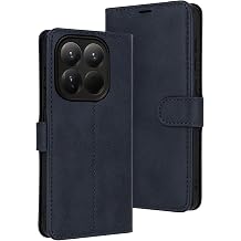 Xiaomi Mi 15T  le Uyumlu Kamera Korumal  Kapakl  Standl  Kartl kl  Deri K l f Lacivert