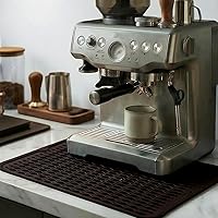 Vista 6 de MicoYang - Alfombrilla de silicona para secado de platos para múltiples usos, fácil de limpiar, ecológica, resistente al calor, para encimera de Café
