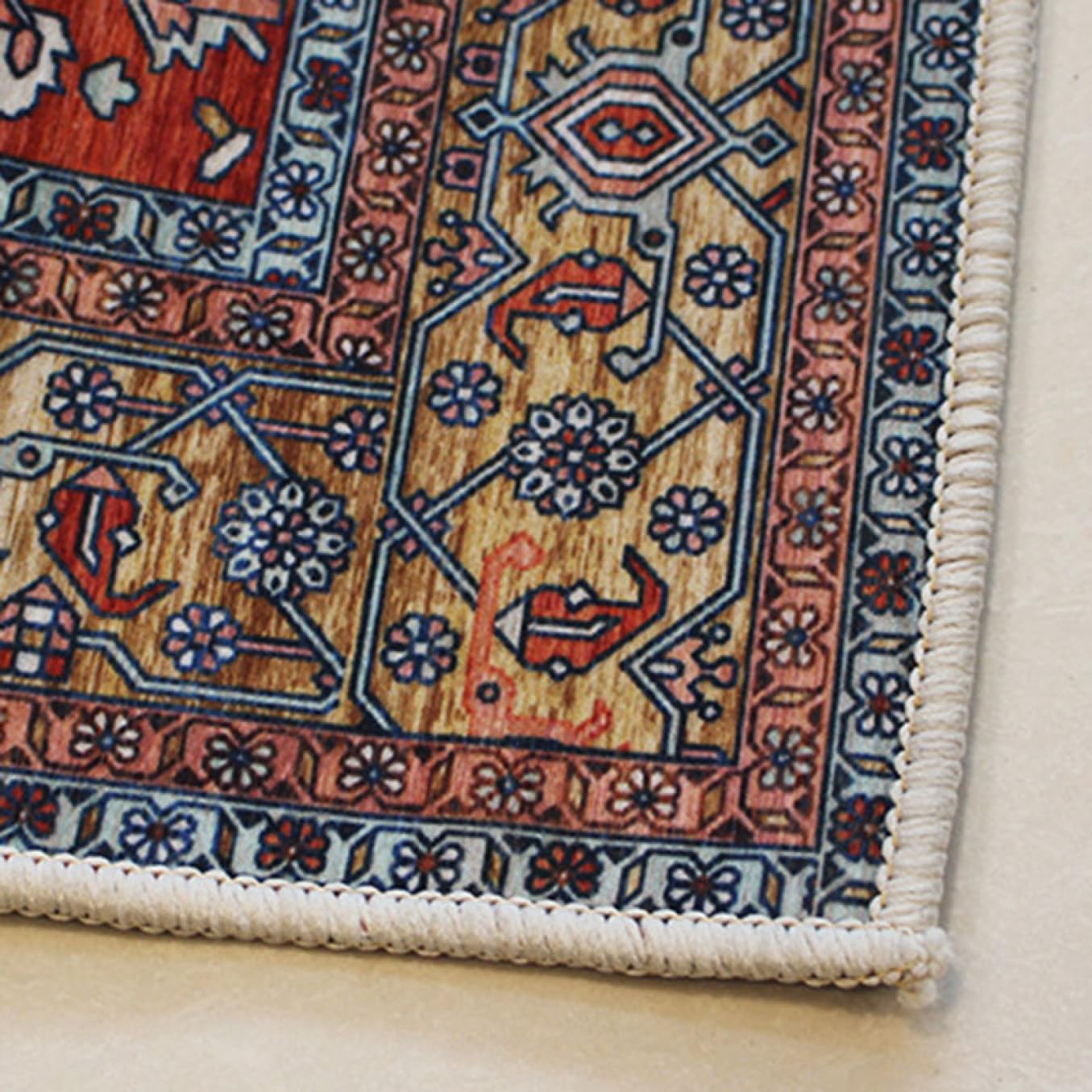 Amazon｜[VANDROUP] ラグ カーペット 薄い 内 おしゃれ 100