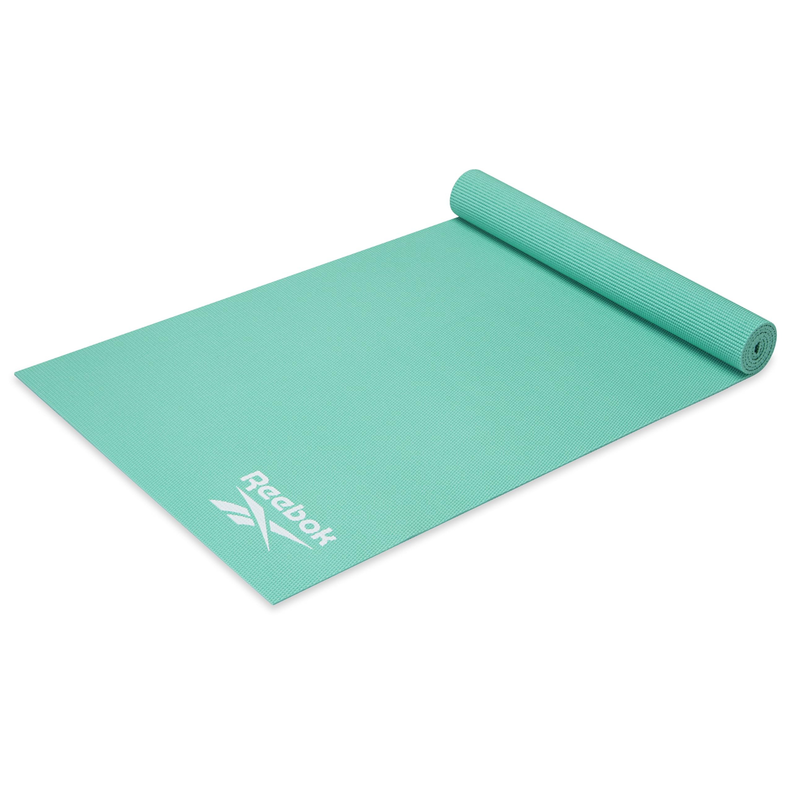 Reebok Tapis de yoga solide de 5 mm, antidérapant, léger, 172,7 x 61 cm