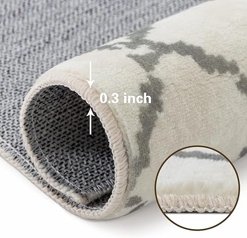 Miniatura 4 de Tapete lavable a máquina, estilo bohemio, tribal, tradicional, para cocina, cubierta de suelo, plegable, delgado, para interiores, entrada, baño,