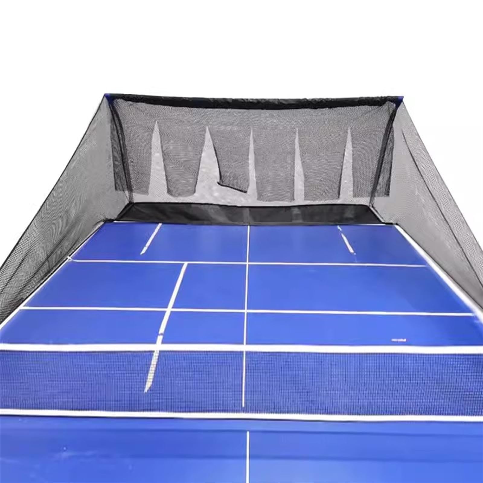 RENLXFI Table Tennis Ball Catch Net, Ping Pong Ball Collector for Multi-Ball Drills or Robot Serve Launcher Practice, Indoor Ping Pong Table Accessories