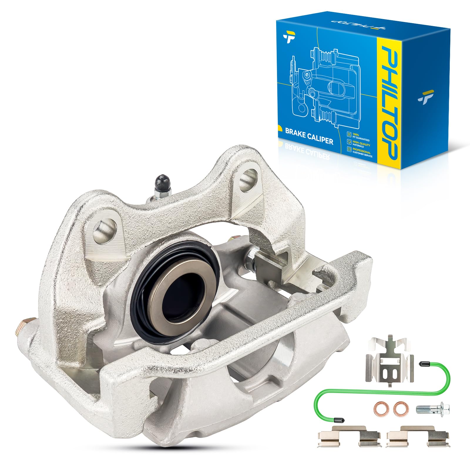 PHILTOP Rear Right Brake Caliper for Chevy Silverado &amp; GMC Sierra 1500