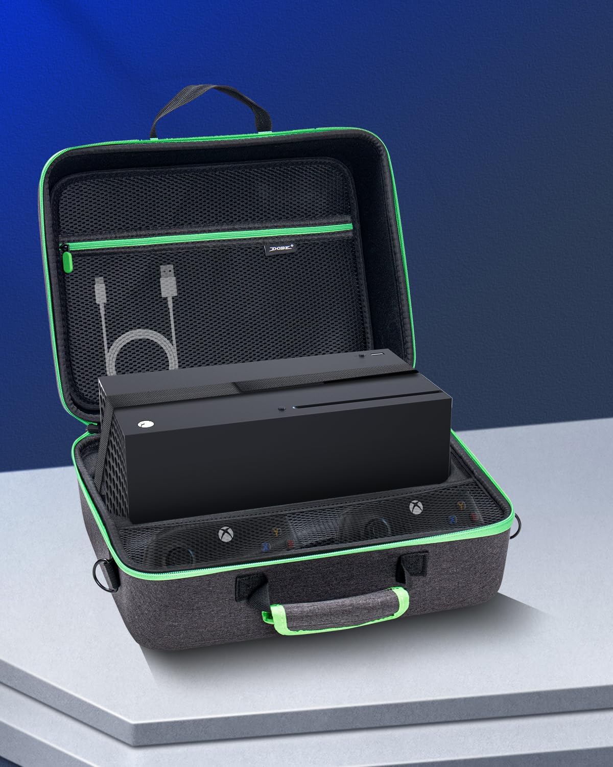 HEATFUN Funda de transporte para Xbox Series X, bolsa de viaje rígida compatible con consola Xbox Series S, color negro, Gray, Sencillo