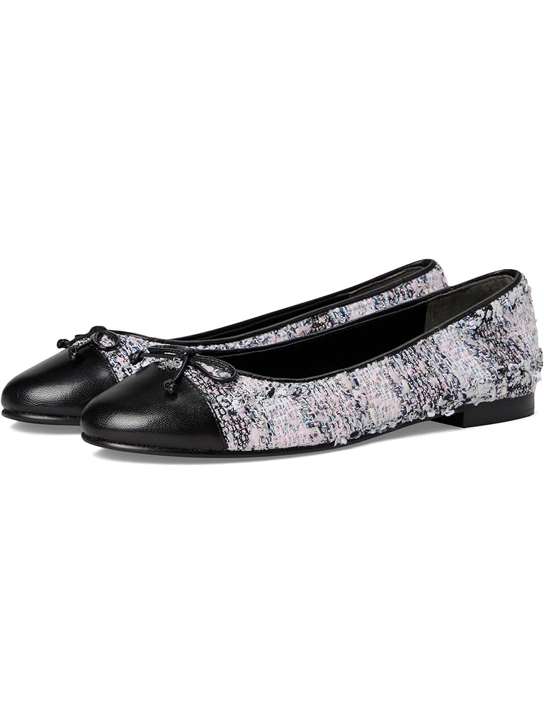 White Tory Burch Cap-Toe Ballet