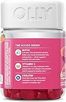 Vista 12 de OLLY Undeniable Beauty - Gomitas de belleza para el cabello, piel, uñas; con biotina, vitamina C, queratina; suplemento masticable, sabor pomelo