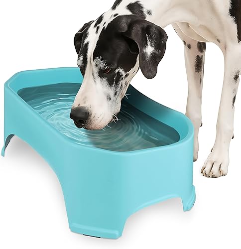 Miniatura 18 de Neater Pet Brands Cuenco de agua extra grande para perros, cuenco de agua para perros al aire libre (capacidad XL de 1.25 galones), plato de comida