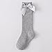 QandSweat Baby Girls Knee-High Socks Kdis Girl Princess Dress Bow Stockings 2-4T