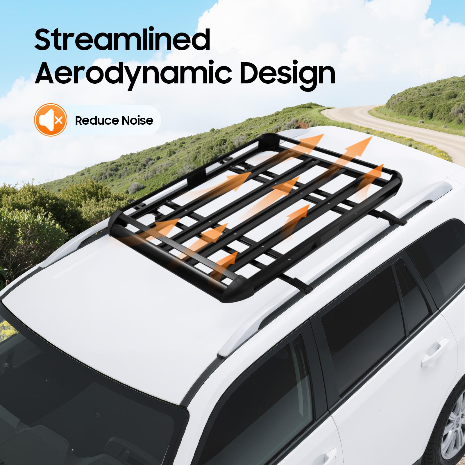 Universele aluminium auto-imperiaal, mand, vrachtwagen, bagage, Ck drager, verstelbare dakdrager, auto, dakstandaard, mandkuip, laaddrager, zwart, voor SUV-modellen met ingebouwde bagagedragers (140 x Universele aluminium auto-imperiaal, mand, vrachtwagen, bagage, Ck drager, verstelbare dakdrager, auto, dakstandaard, mandkuip, laaddrager, zwart, voor SUV-modellen met ingebouwde bagagedragers (140 x