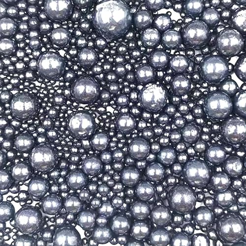 Miniatura 13 de Confetti de azúcar perlado comestible dorado para mezclar, tamaño para hornear, decoraciones de pastel comestibles, toppers para cupcakes