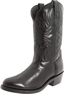 Laredo Mens Mccomb Round Toe Pull On Casual Boots Mid Calf - Black