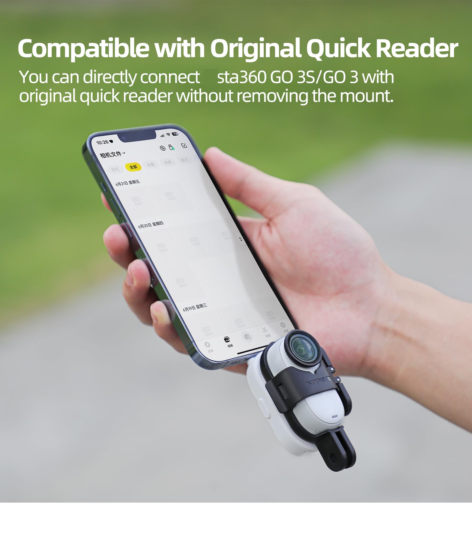 Custodia Protettiva Accesso Facile Ricarica Per Insta360 X4 Design