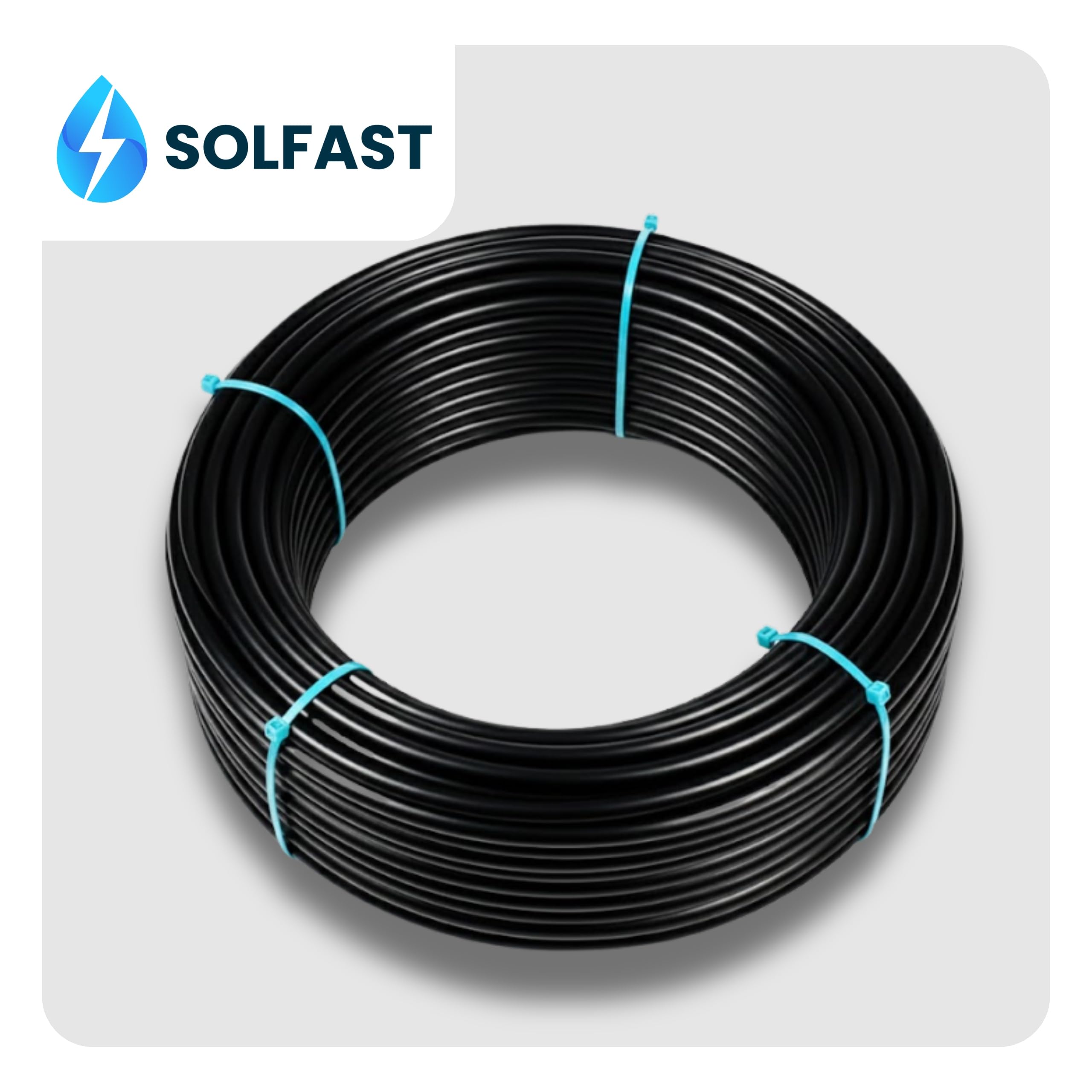 Tuyau d'arrosage goutte à goutte 100 m 16 mm – Système d'irrigation avec goutteurs intégrés – 2 L/h – 33 cm de distance – Tuyau d'arrosage goutte à goutte