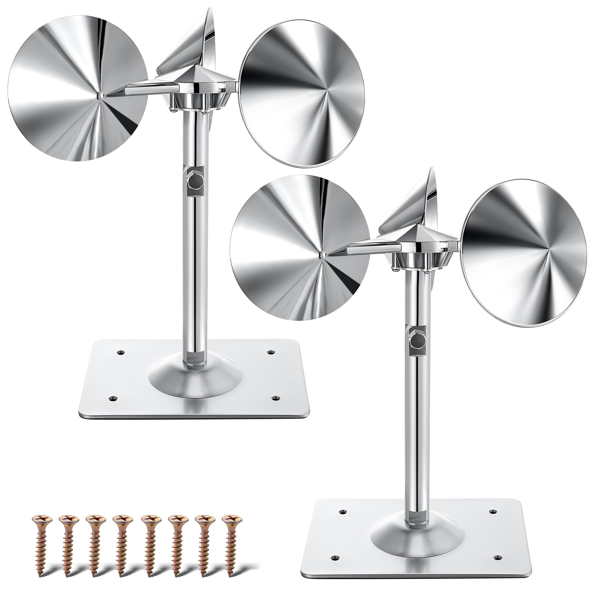 Qualirey 2-pack reflective spinning bird deterrent