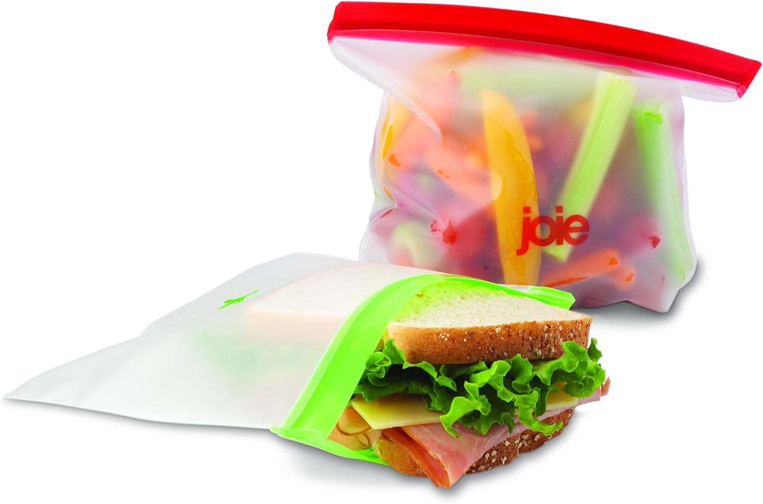 JOIE Peva Reusable Bags 6 Piece, 6 CT Home & Kitchen