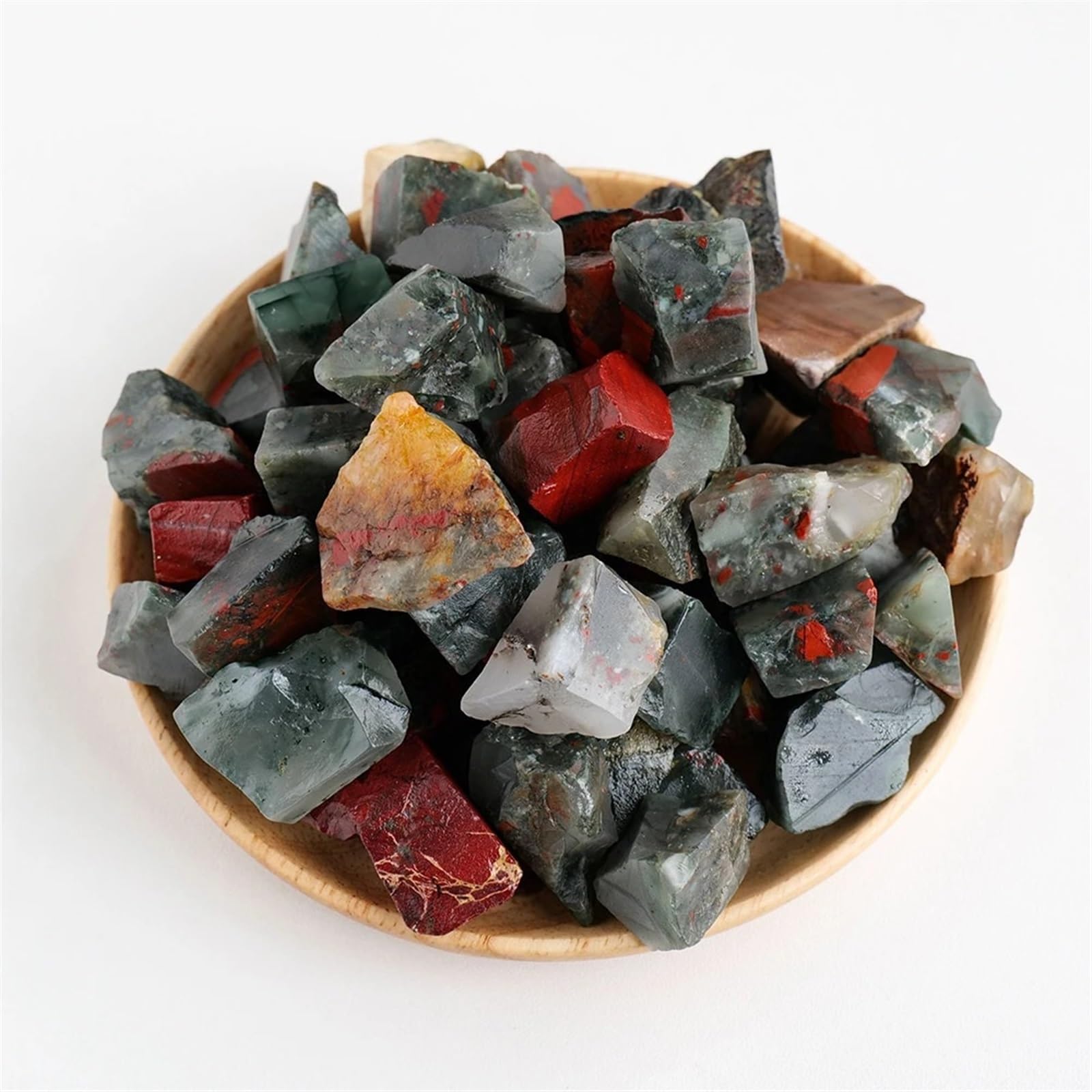 MDBJTCYZN Crystal Rough African Blood Stone Raw Aquarium Home Room Decoration Ornaments