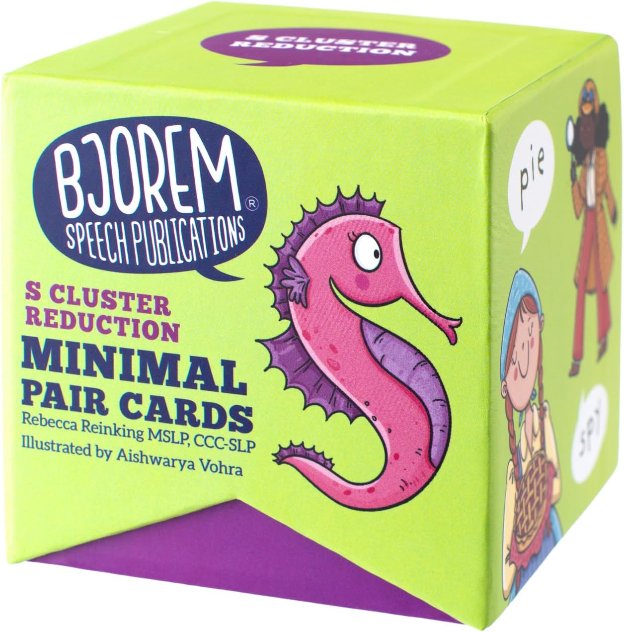 Bjorem Speech Minimal Pairs S Cluster Reduction: Speech Therapy Cards for Children - Improve Articulation and Phonemic Awareness | Educational Materials | Speech Materials