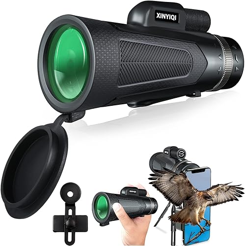XINYIQI Telescopio monocular de 14 x 60 el mejor regalo para hombres telescopio monocular de mano para smartphone visión nocturna de alta potencia