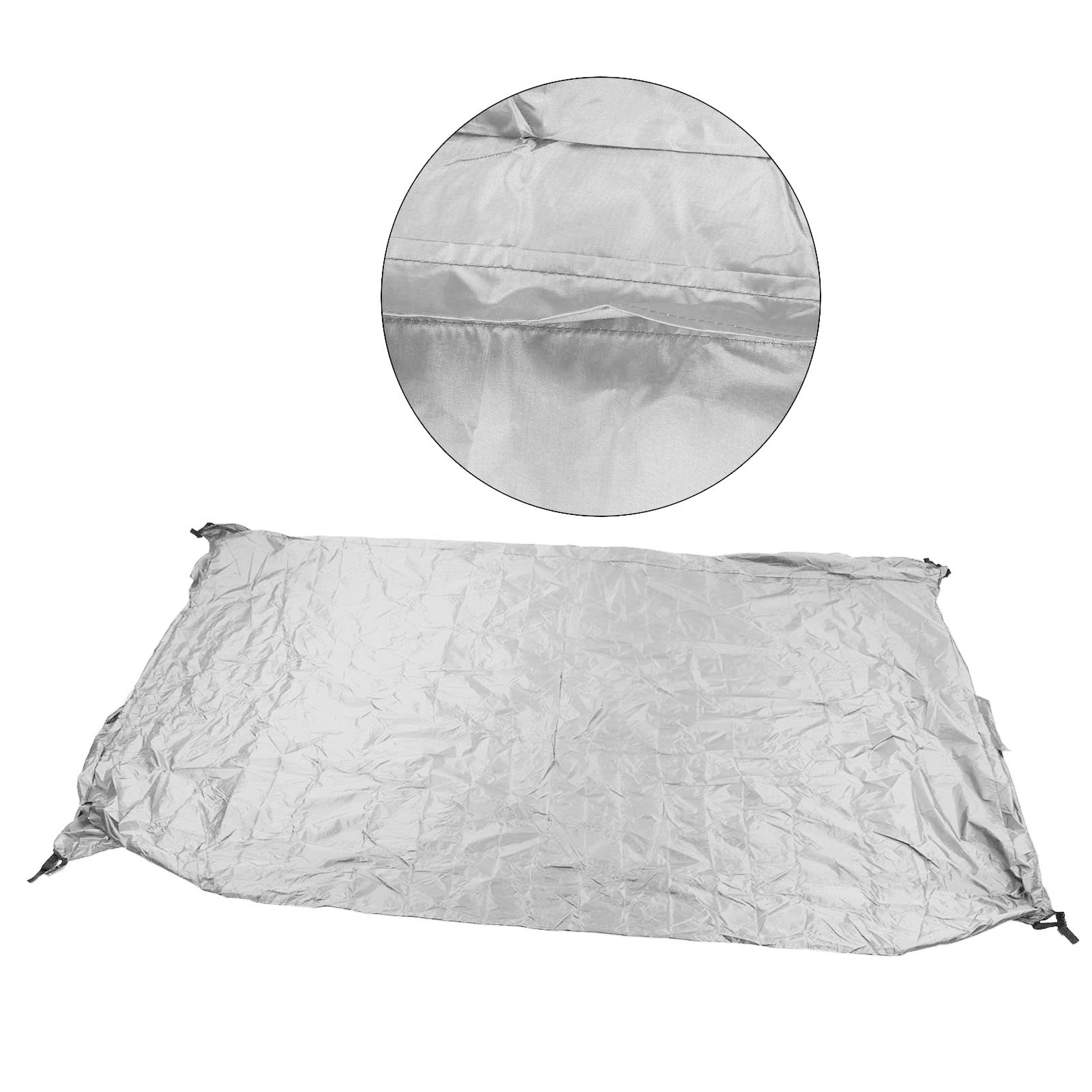 Copertura per tavolo da ping pong all'aperto impermeabile, copertura per ping pong impermeabile per esterno impermeabile antipolvere, rivestimento in argento, copertura per tennis da tavolo(grigio)