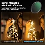 SmallRig 5-in-1 Magnetic Lens Filter Kit: VND + CPL + Black Mist 1/4 + Threaded Adapter Ring + Magnetic Lens Cover + Storage Bag + Cleaning Cloth, Filter Set for Phone Camera Lens - 4726