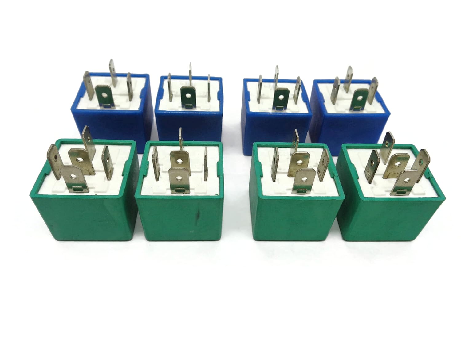 Green & Blue Relays 4 Pcs. Each (Part No. 716/09500 716/09800) by Aries