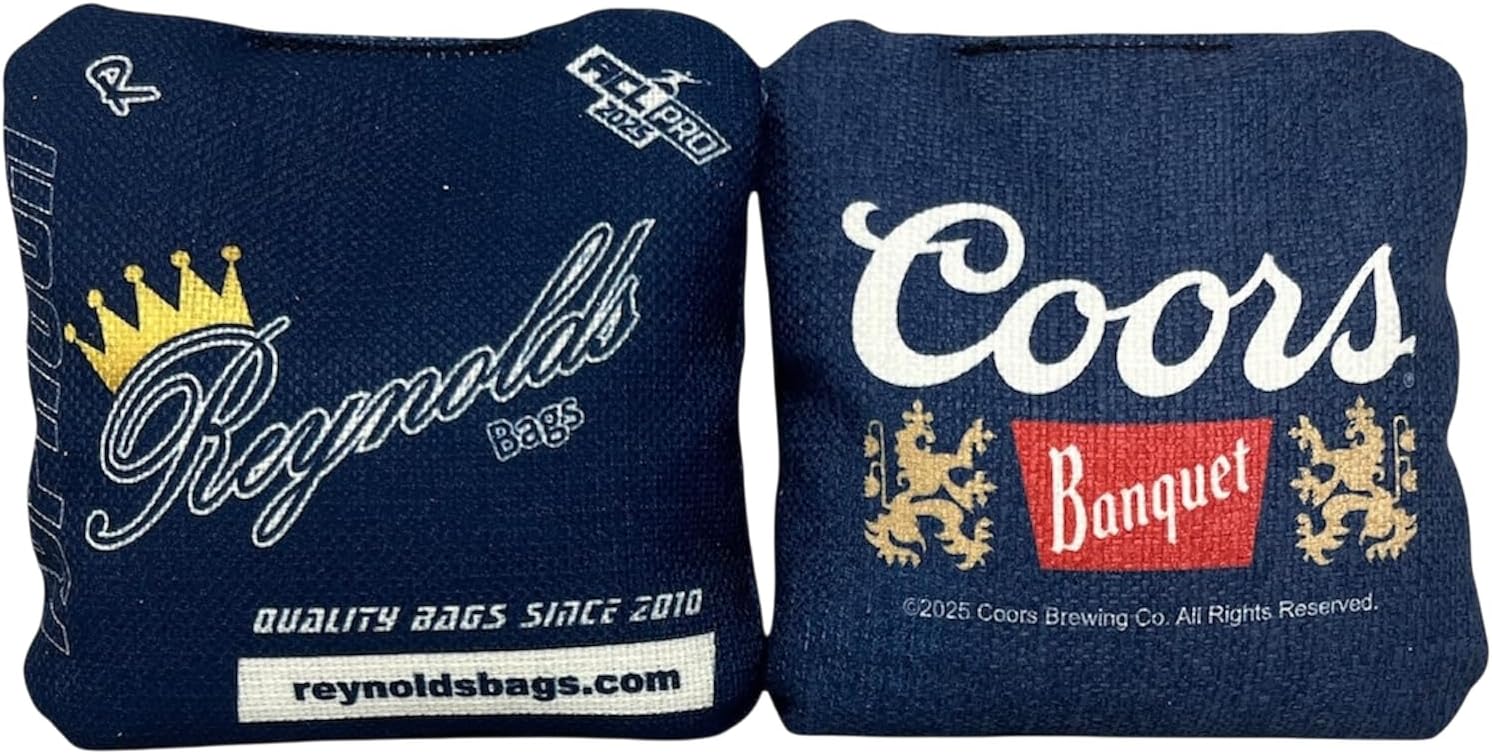 Reynolds Cornhole Bags - COORS Banquet - ACL Pro Approved - Set of 4