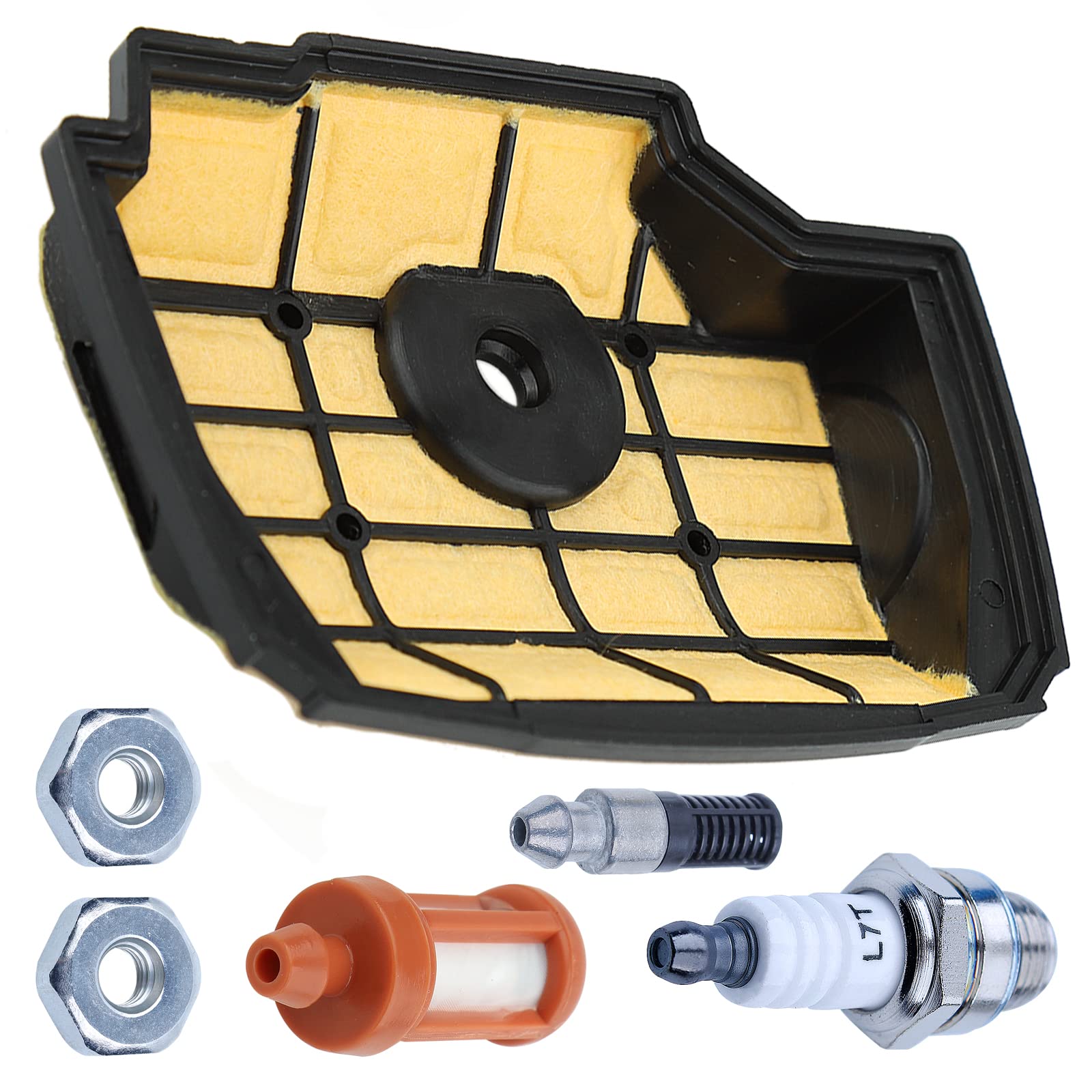 Kupplungstrommel-Set Für Stihl MS192/MS201 Kettensägen – Inkl. Tankdeckel, Öldeckel & Zündkerze