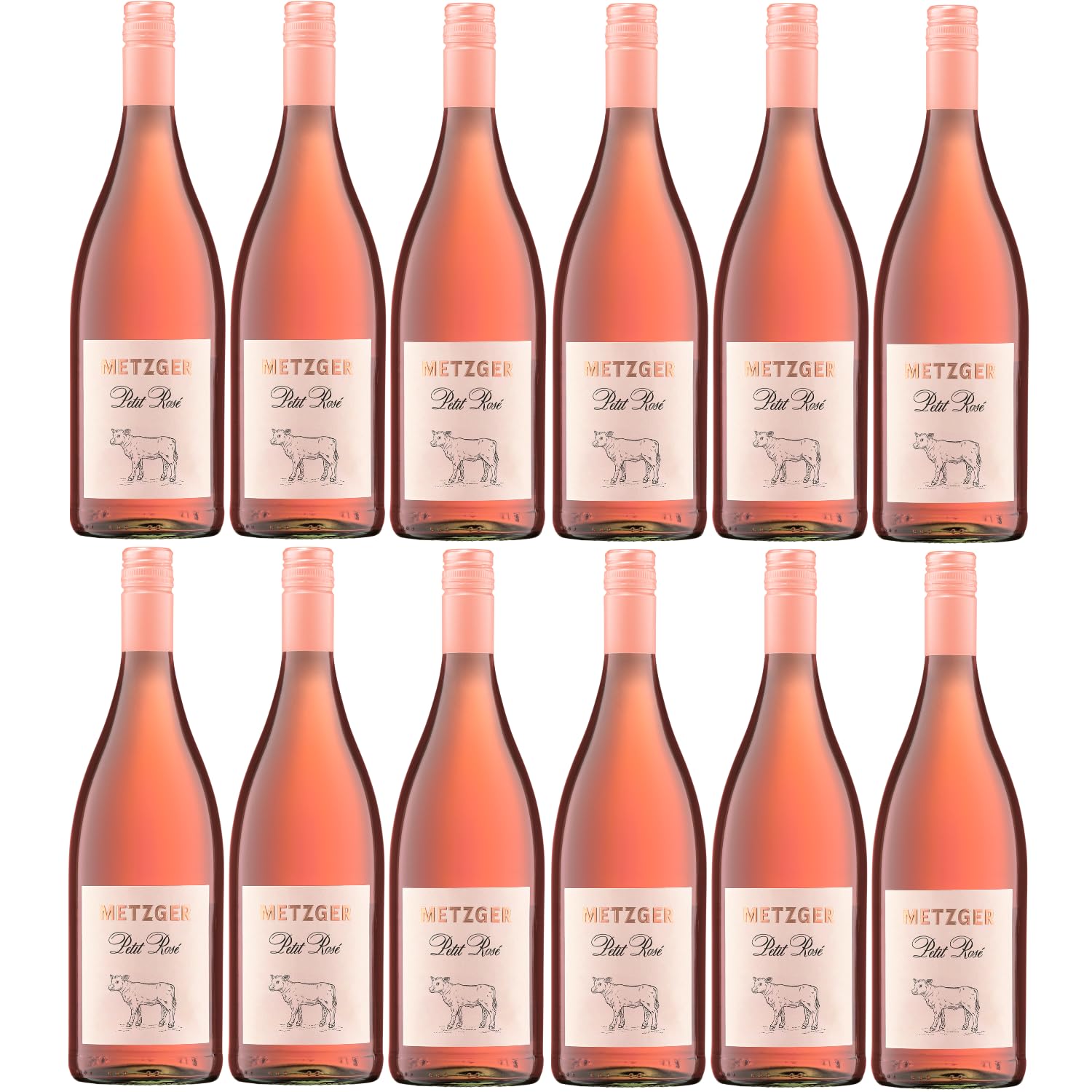 Weingut Uli Metzger Petit Rosé trocken Rosé Deutschland inkl. FeinWert E-Book (12 x 0,75l)