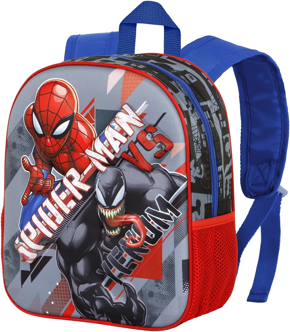 Spiderman Rage-Small 3D Backpack, Red, Red, One Size, Small 3D Backpack Rage