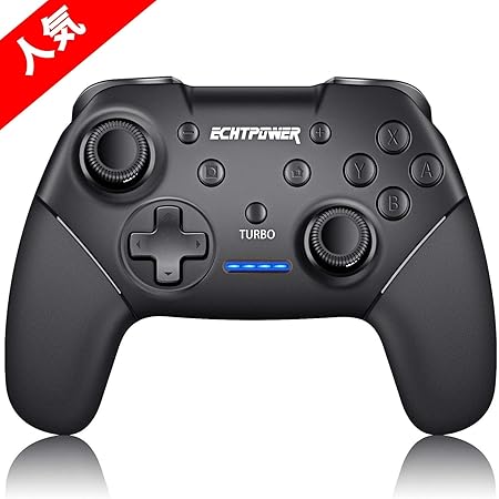 Amazon Co Jp Switch コントローラー Pro 21最新 Bluetooth接続 イヤホンジャック付き 6軸ジャイロセンサー 二重振動 連射 自動連射機能 音声機能サポート ペアリング簡単 有線 無線両用 ワイヤレス 急速充電 長持ち Echtpower ゲーム
