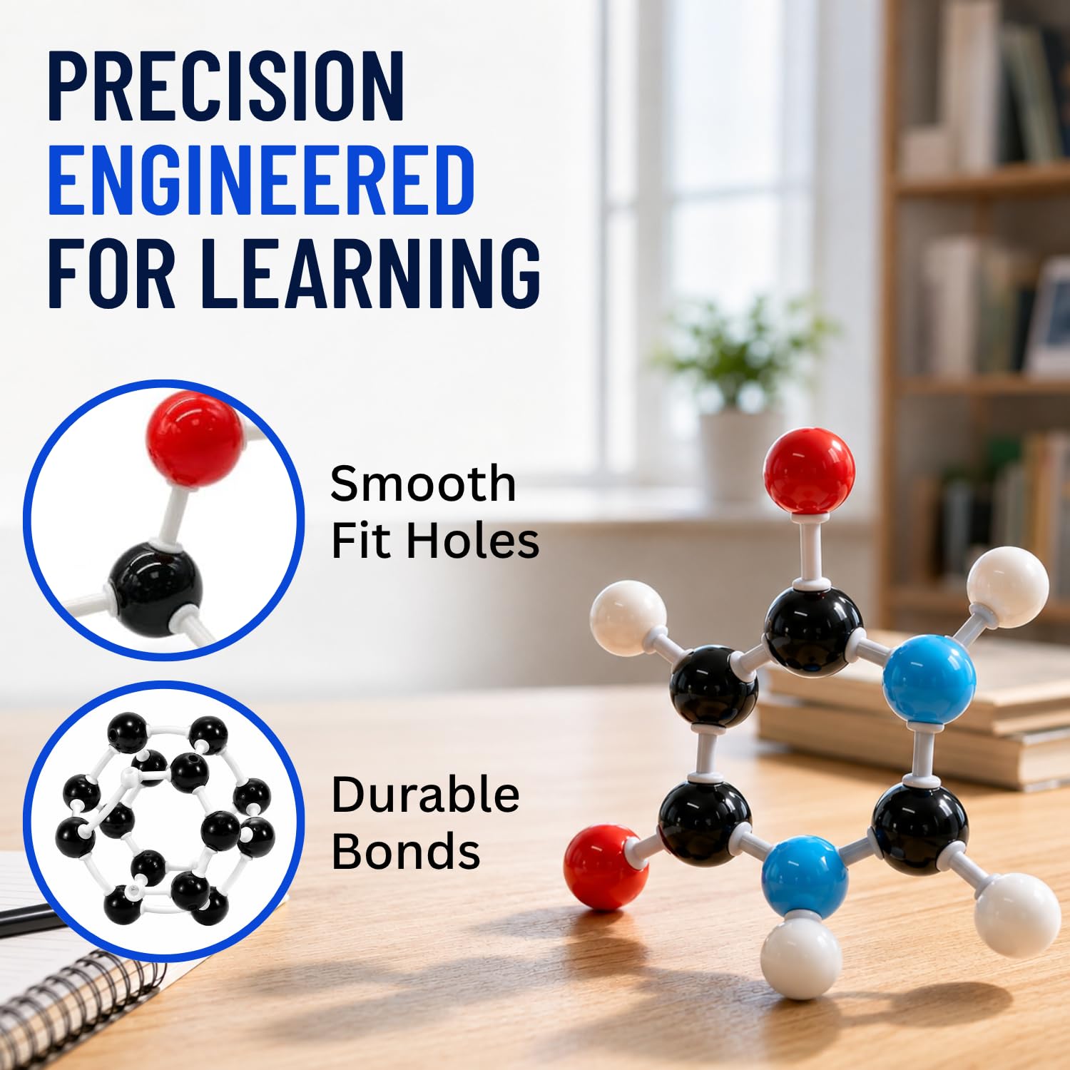 Organic Chemistry Model Kit - Learn Molecular Structures -4