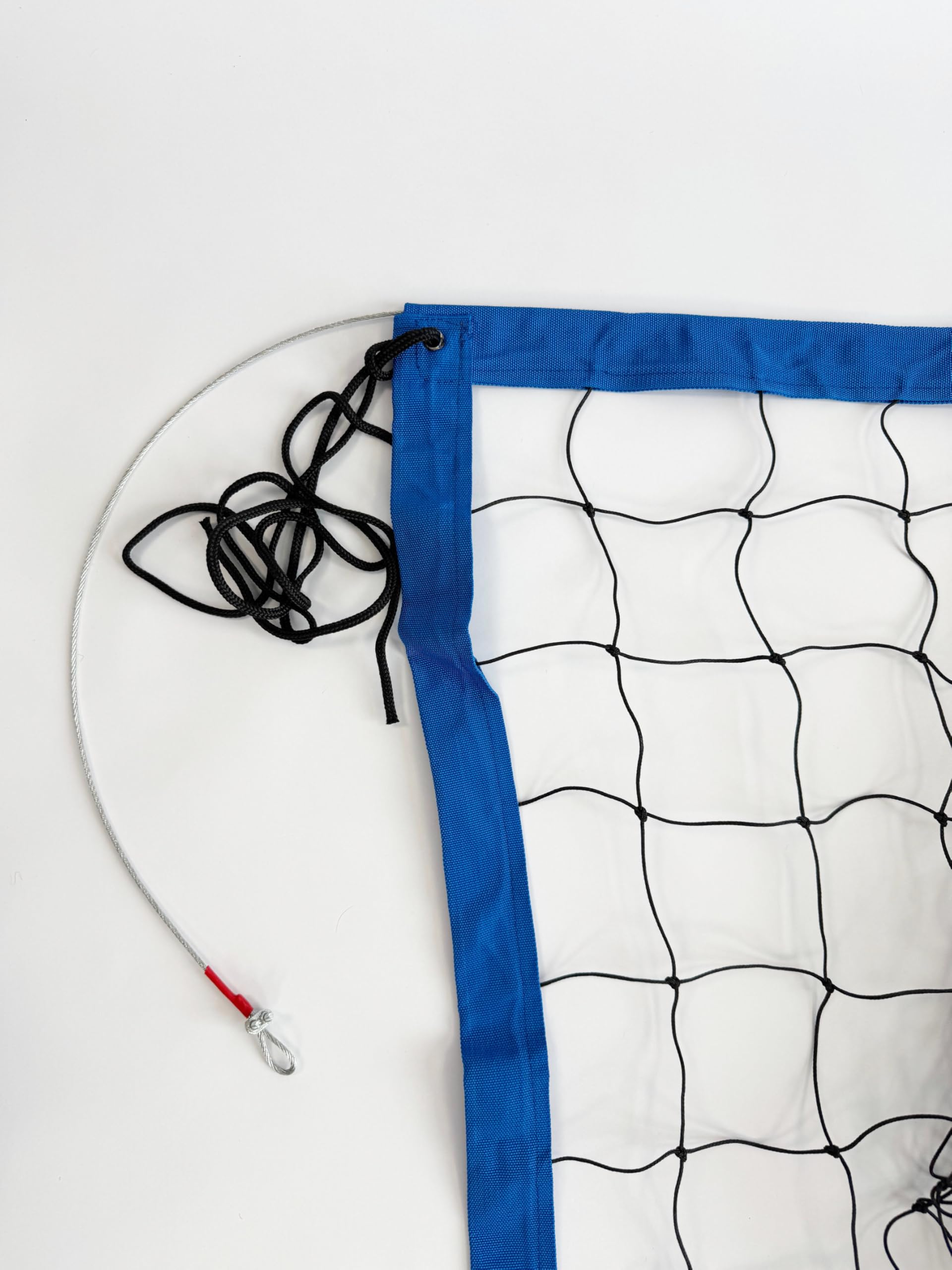 Rete professionale per beach volley, pallavolo, 9,5 m, PP, resistente alle intemperie, per interni ed esterni, giardino, spiaggia, sport