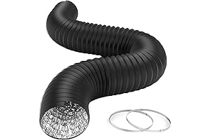 HealSmart Flexible Aluminum Ducting with Clamps
