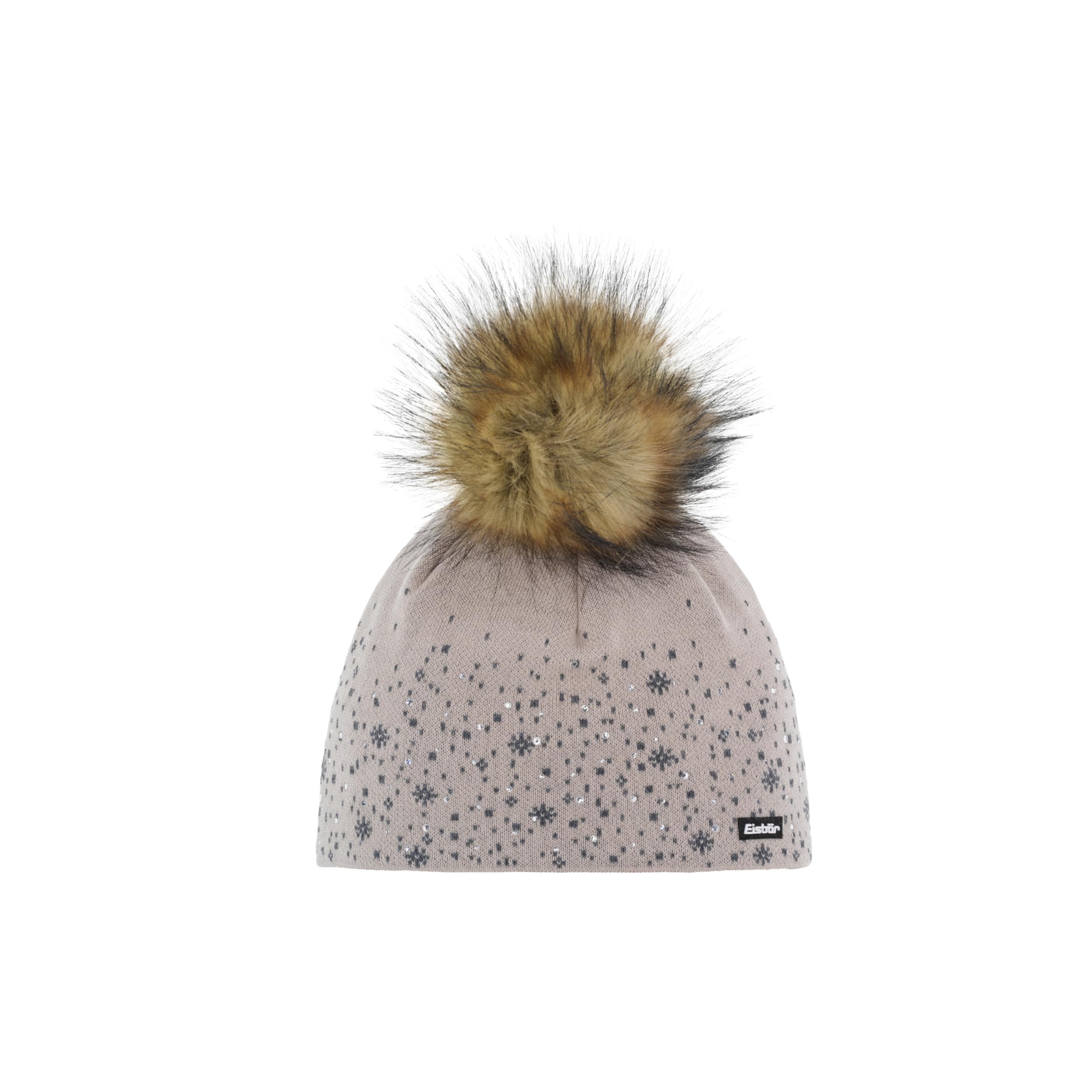 Eisbär Bonnet en Tricot Rana Lux Femme - Made in Austria pour l'hiver Beanie avec Doublure, Doublure Hiver Automne-Hiver