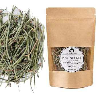 Pine Needle Herbal Tea | Wild-Harvested | 1 oz 30g | Sustainably Foraged in Vayots Dzor, Armenia | Naturally Air-Dried, Crisp & Resinous Infusion | Premium Hand-Gathered Botanical