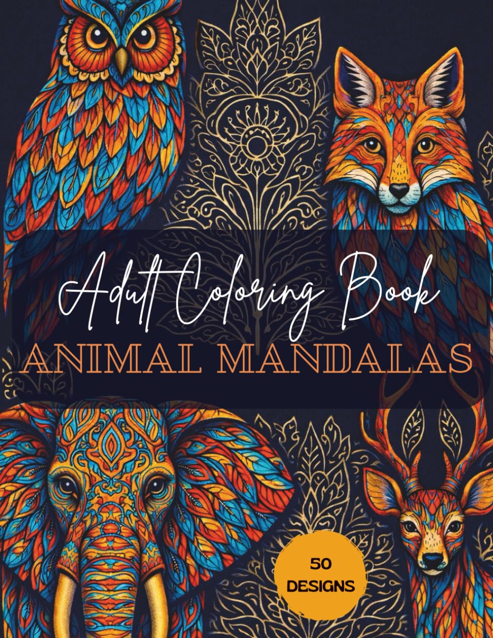 Mindfulness Coloring Book For Adults: Mindfulness Patterns - Zen Coloring Book For Mindful People | Adult Coloring Book With Stress Relieving Designs Animals