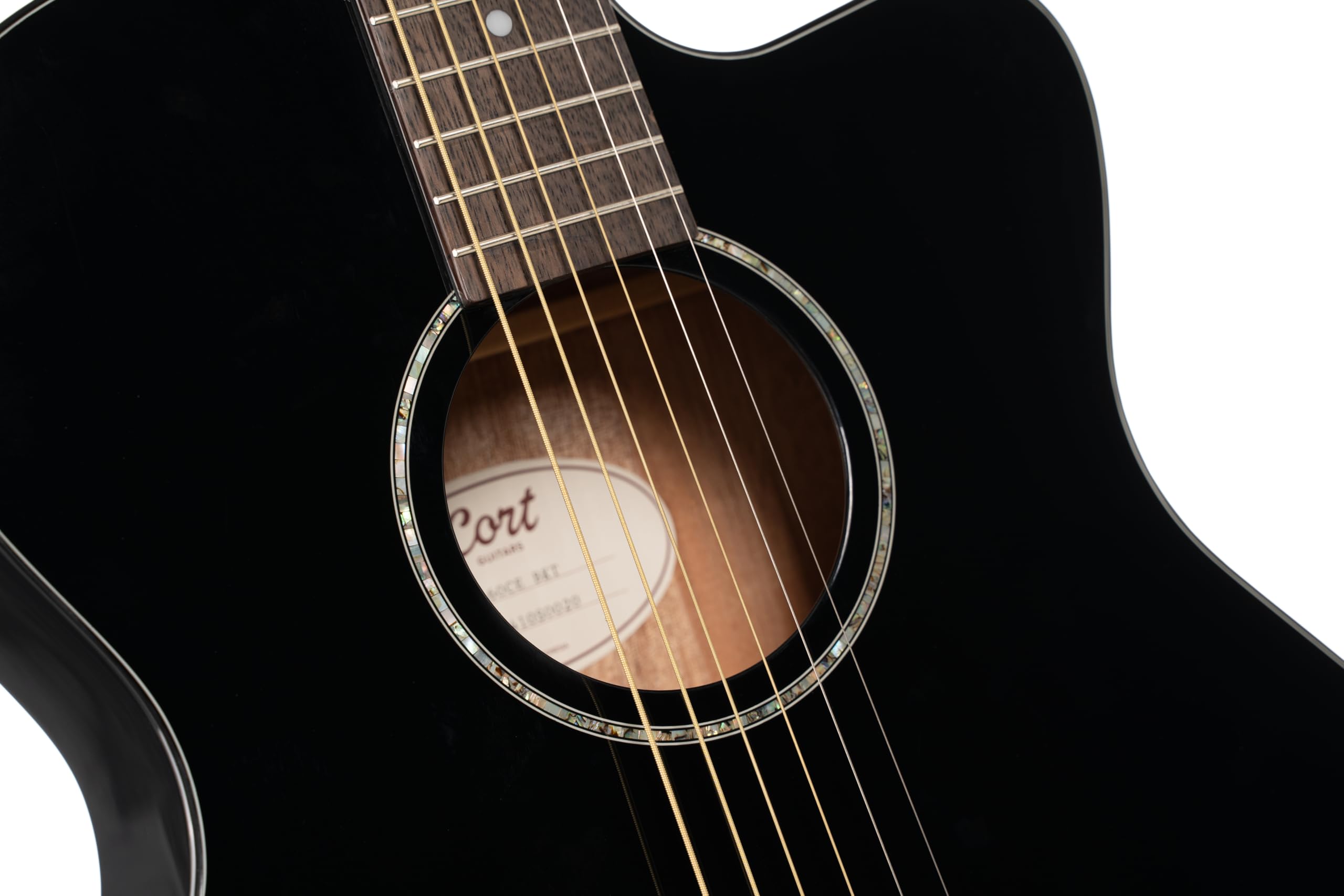 Amazon | Cort L60CEBK Luce 60 OM アコースティックエレキギター