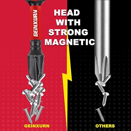 Miniatura 9 de Juego de 22 puntas de destornillador de impacto múltiple, brocas magnéticas de acero S2 con funda organizadora y tira de almacenamiento