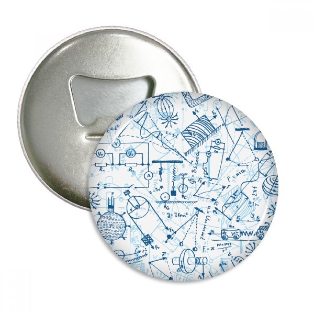 Cadeau physique électromagnétique avec ce lot de décapsuleur aimanté et badge rond