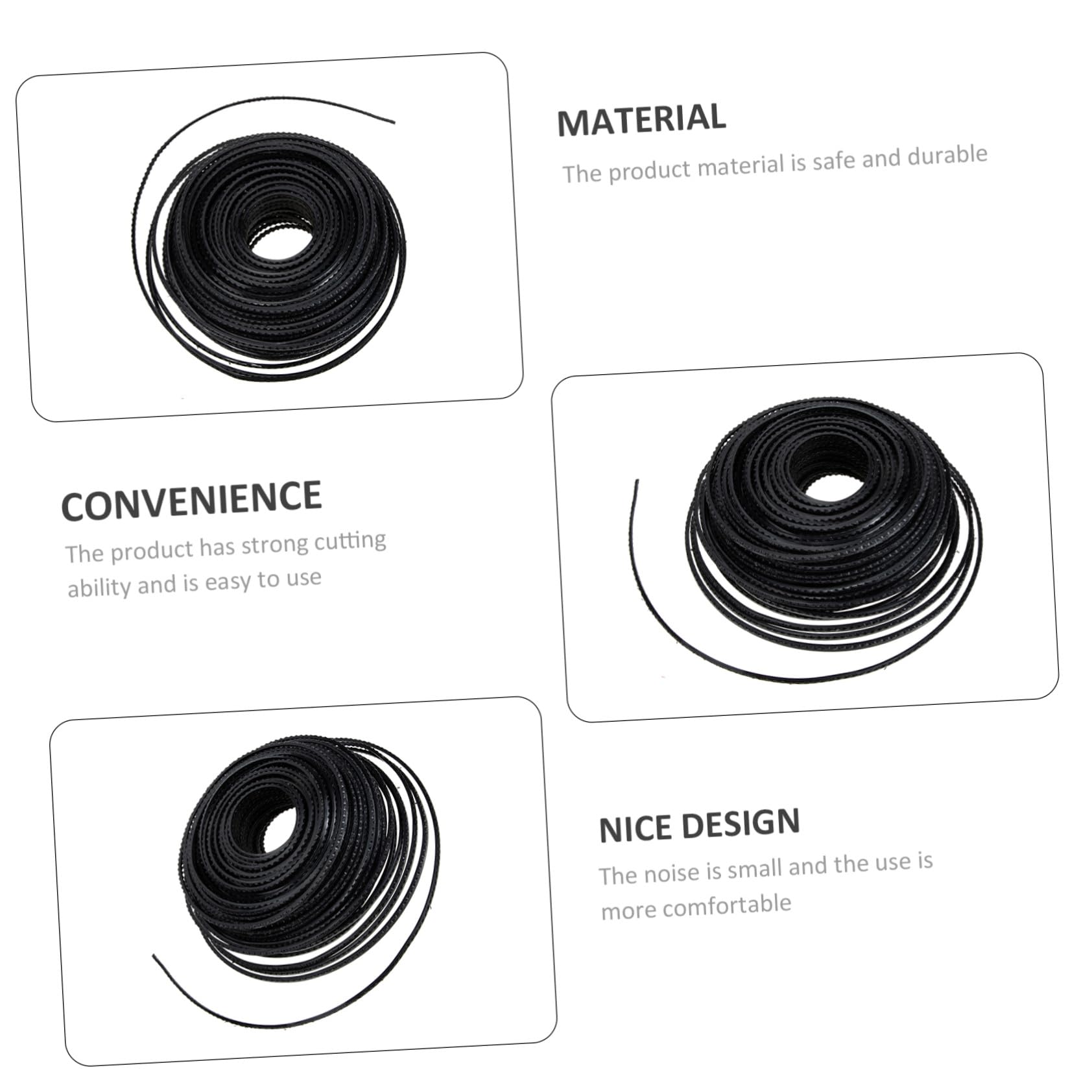 Línea de Recortadora Profesional para Cortacésped Cuerda Resistente para Desbrozadora y Segadora de Hierba Accesorio Compatible para Jardín