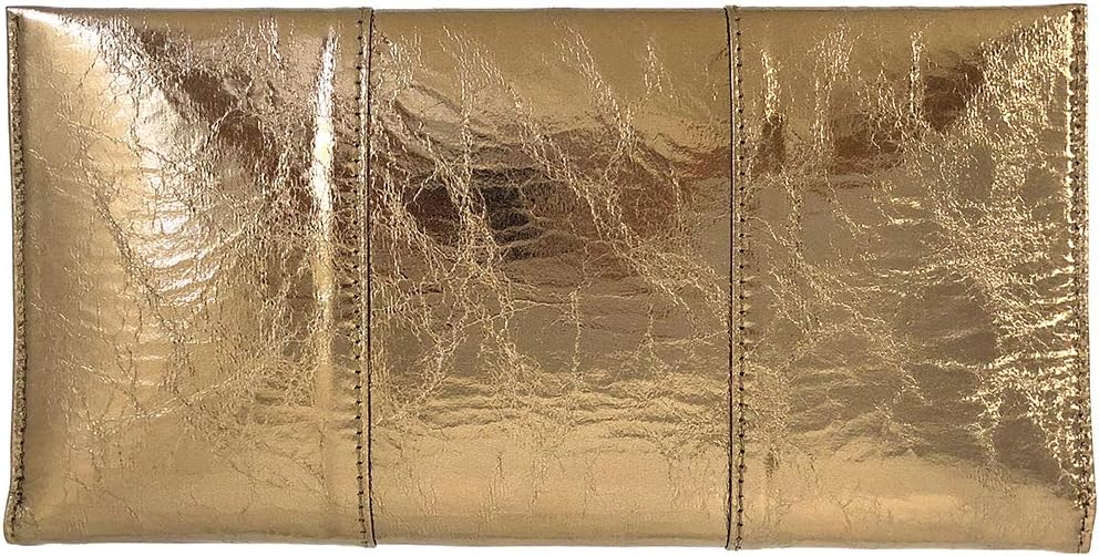 JNB Women's Metallic Material Clutch Purse - Image 2