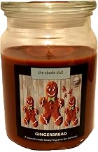 Gingerbread Candle in a Glass Jar - Luxury Scented Candle in a Glass Jar and Lid - up to 95 Hour Burn Time