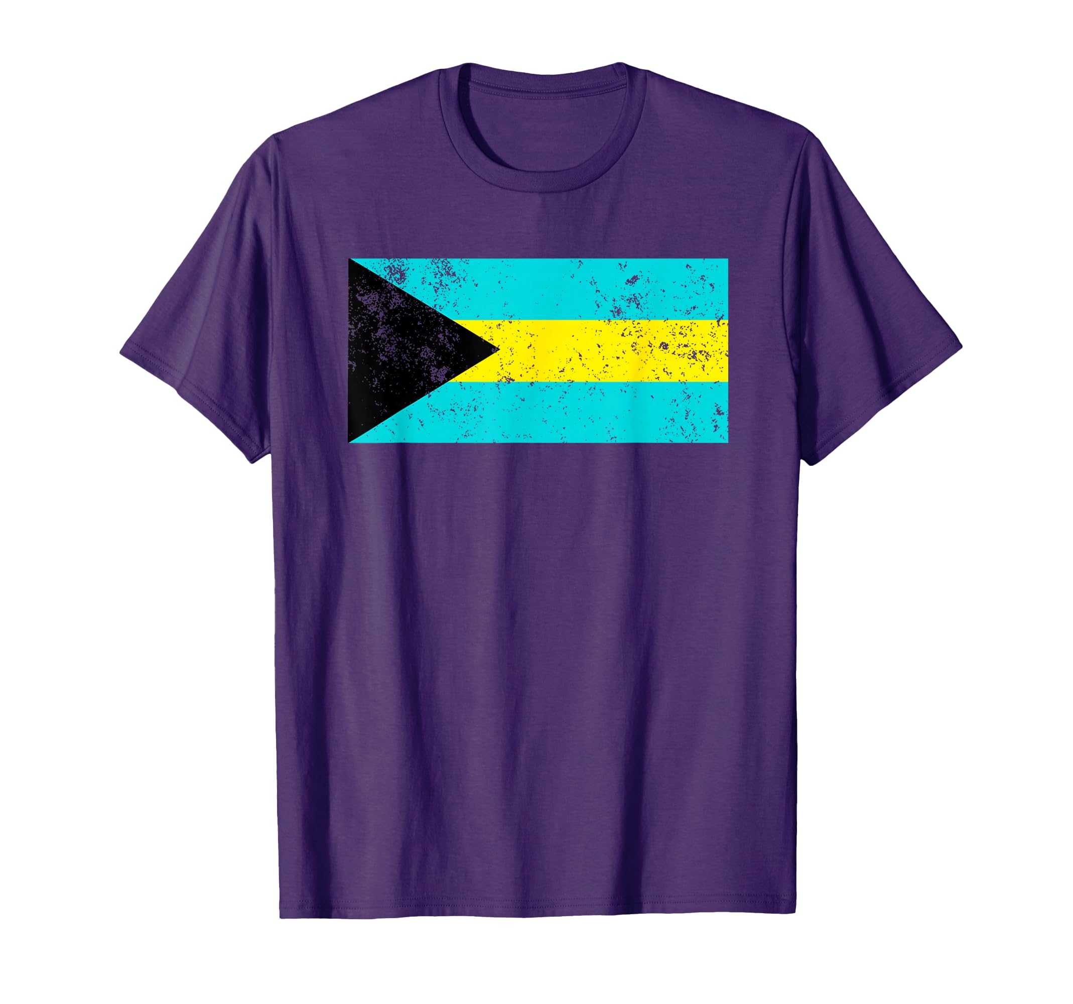 Bahamas Flag T-shirt Retro T-Shirt