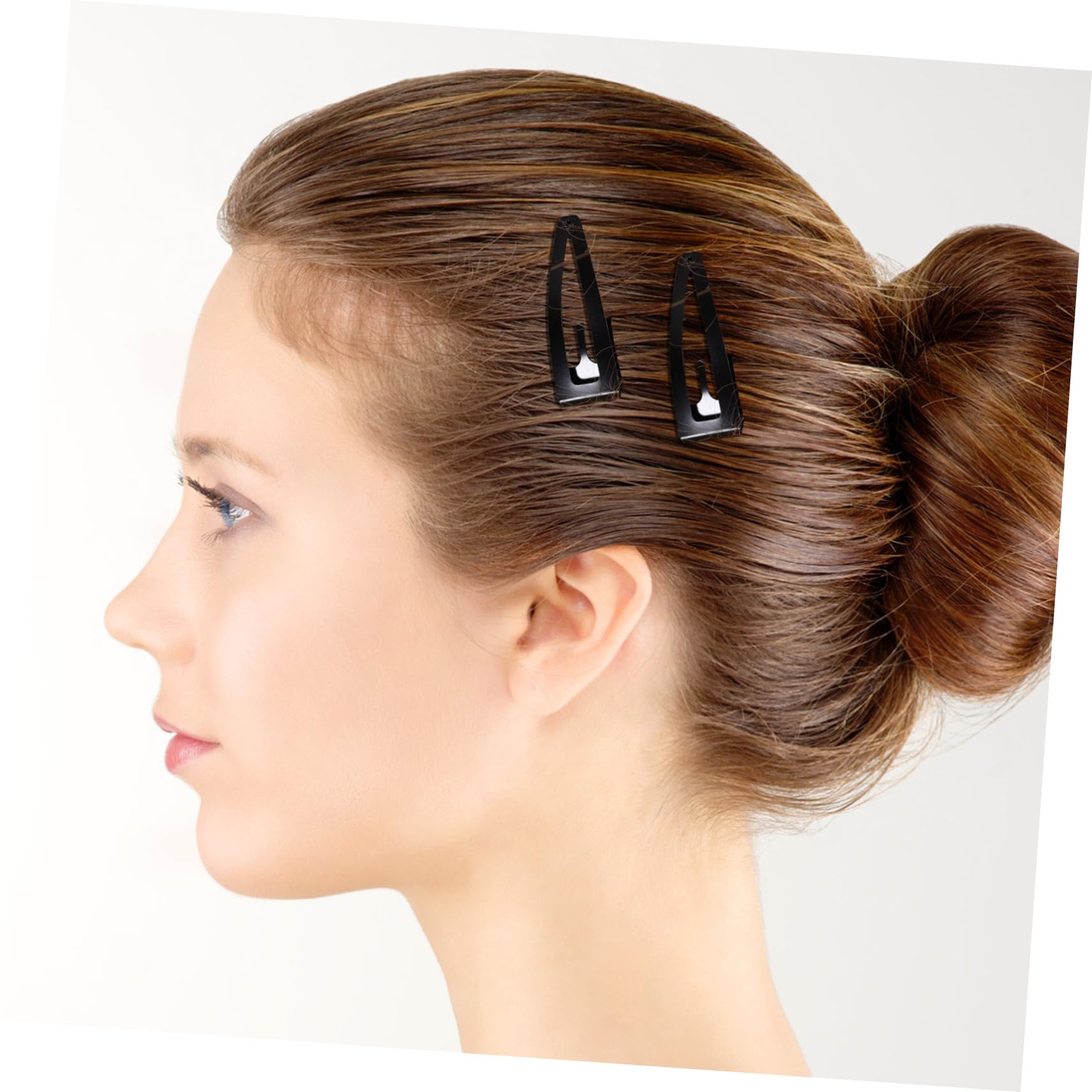 40 Stück Metallische Haarspangen mit Schnappverschluss Kleine Haarklammern für Mädchen und Frauen Elegantes Design Einfach zu Tragen und Lockeres Haar Fixierend