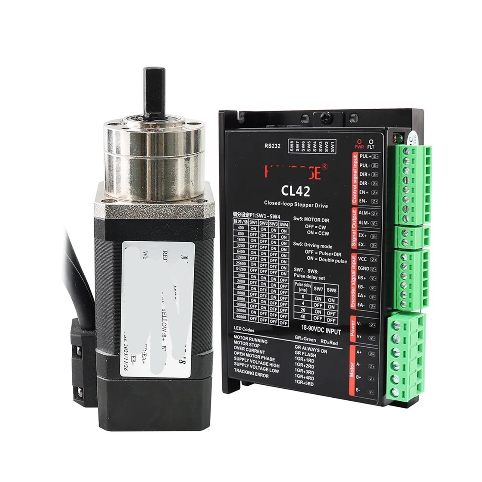 Moteur pas à pas en boucle fermée CL42 contre les pertes de synchronisation 18-90VDC