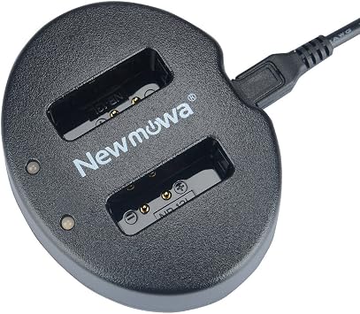 NB 13L Newmowa Dual USB Charger for Canon NB-13L and PowerShot G5X, G7X, G7 X Mark II, G9X, G9 X Mark II, G1 X Mark III, SX620 HS, SX720 HS, SX730 HS