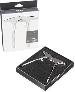 Viski Champagne Opener, Dual Lever Grip Sparkling Wine Opener for Effortless Cork Removal Perfect for Birthday, Housewarming and Wedding Gifts, Home Bar, Kitchen, Bar Cart Accessories, Set of 1