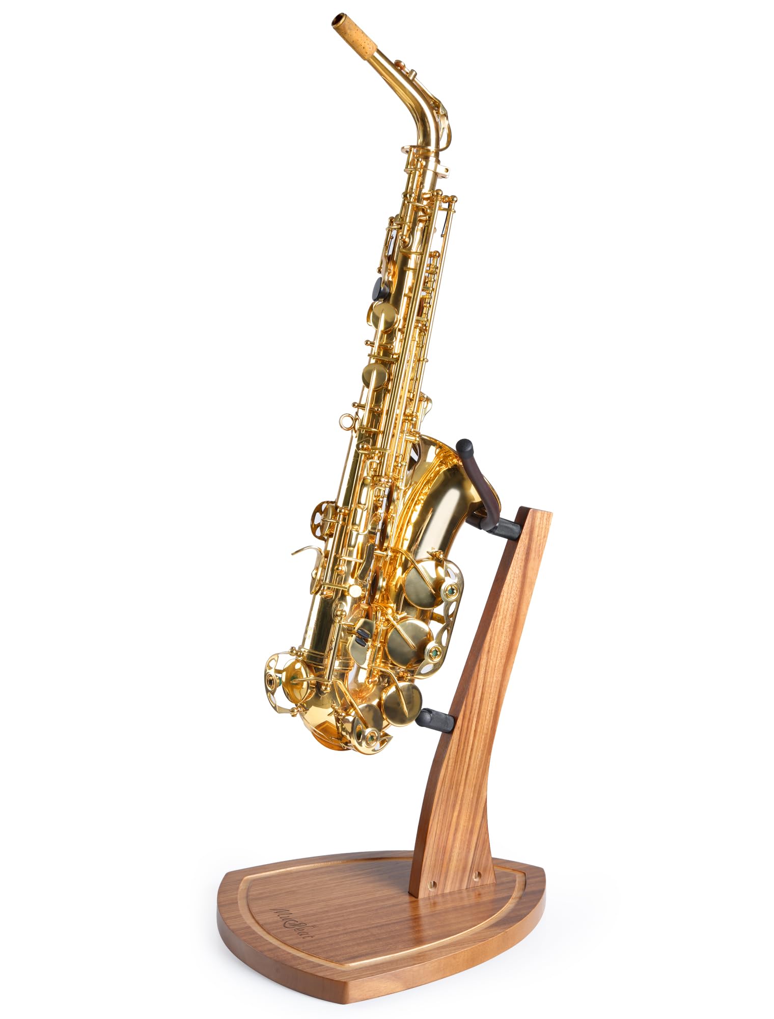 Support de saxophone en bois pour saxophone alto, support de saxophone grain zébré