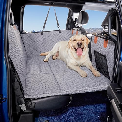 Miniatura 8 de Funda de asiento para perros y cama para camiones, extensor de asiento trasero y hamaca para F150, RAM1500, Silverado, colchón no inflable para
